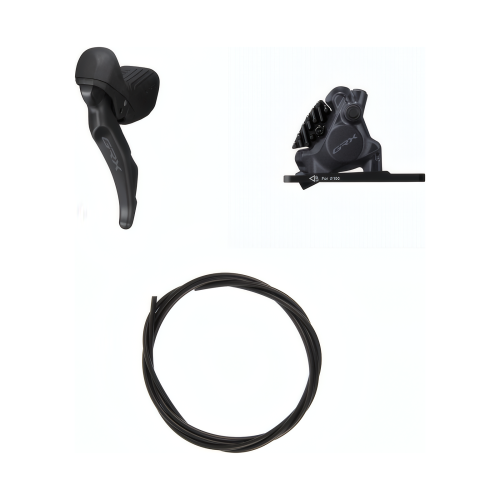 Shimano Kit Freno Gravel GRX ST-RX610-L + BR-RX400-F Anteriore Sinistro Take-Off